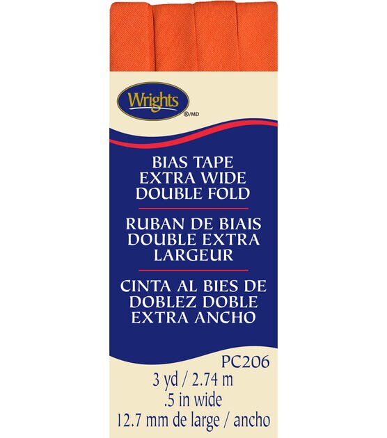 Wrights 1/2" x 3yd Extra Wide Double Fold Bias Tape, , hi-res, image 42