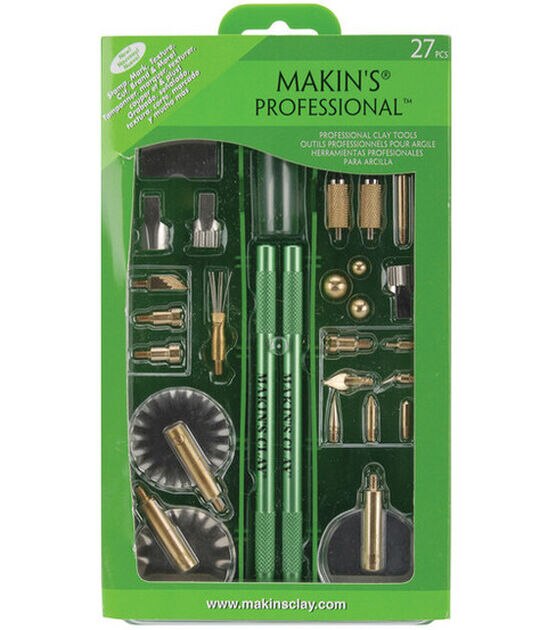 Makin's 27pc Professional Modeling Clay Tool Kit