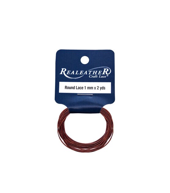 Realeather Cords & More-Round Leather Cord, Black , , hi-res, image 1