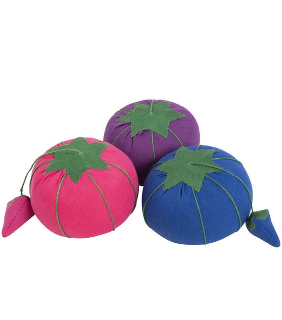 Dritz 2-3/4" Tomato Pin Cushion with Strawberry Emery, Assorted, , hi-res, image 7