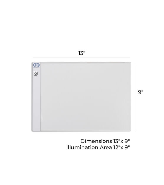 Diamond Dotz 13" x 9" Lite Light Pad, , hi-res, image 2