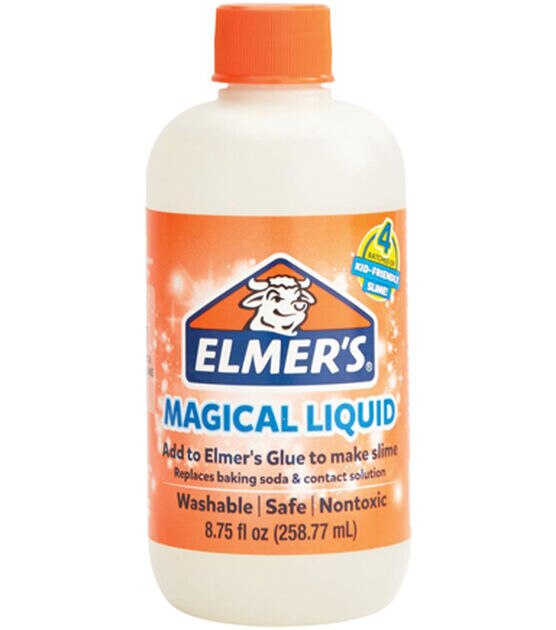 Elmers Glue Slime Magical Liquid Activator Solution, 8.75 fl. oz. Bottle -  Great for Making Slime, 2 Pack