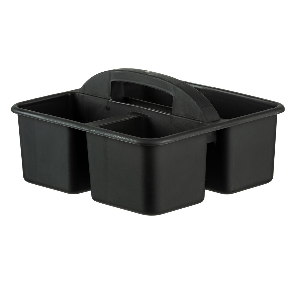 9" Plastic Utility Caddy by Top Notch, Black, swatch, image 1