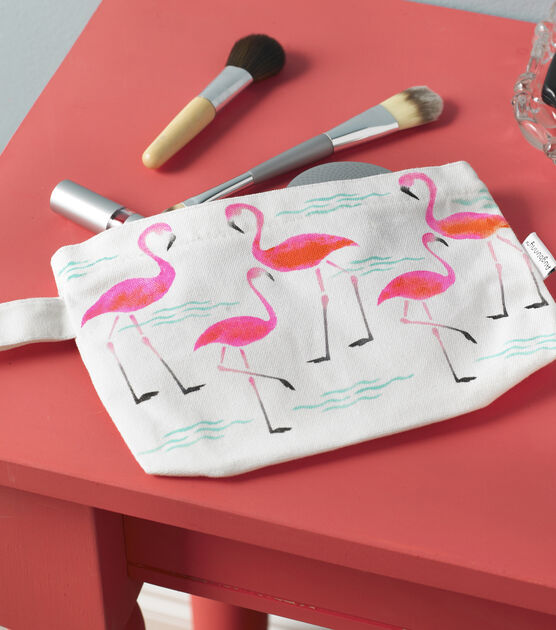 FolkArt 6"x6" Painting Stencil Flamingo, , hi-res, image 2