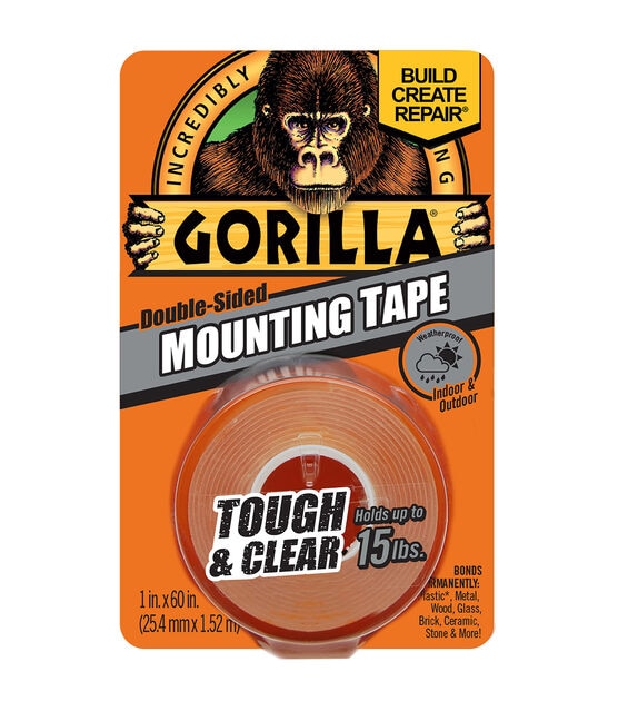 Gorilla Double sided Mounting Tape 1''x60''