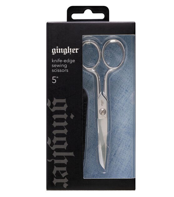 Gingher Knife Edge Sewing Scissors 5", , hi-res, image 2