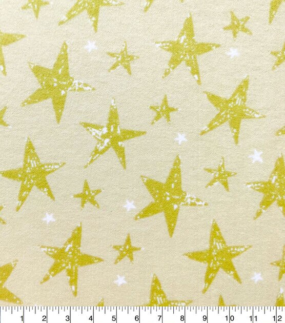 Baby Bear Stars Flannel Nursery Fabric, , hi-res, image 3