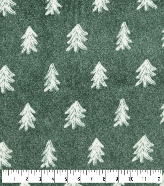 Green Tree Luxe Fleece Fabric, , hi-res, image 3