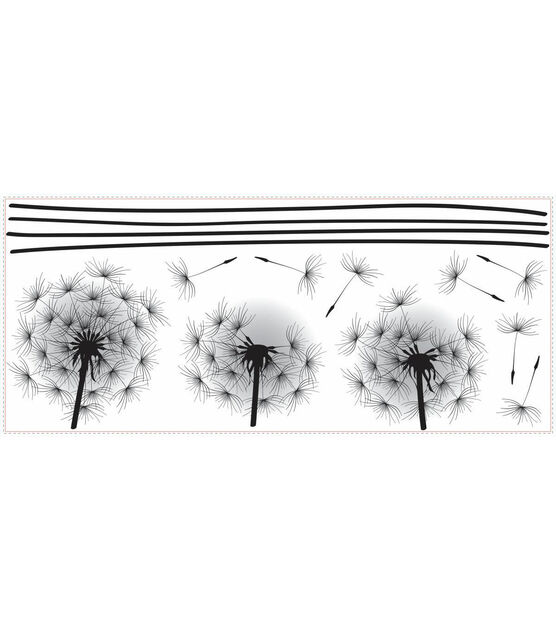 RoomMates Wall Decals Whimsical Dandelion