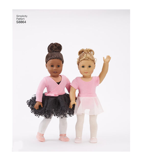Simplicity Pattern S8864 American Girl 18'' Doll Clothes, , hi-res, image 3