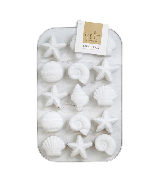 7" x 12" Seashells Treat Mold by STIR, , hi-res, image 2