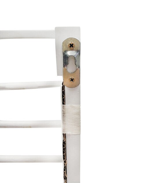 Organizing Essentials 14.5" White Wood Ribbon Ladder, , hi-res, image 2