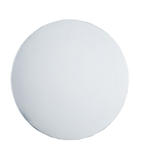 14" Silver Round Cake Boards 2pk by STIR, , hi-res, image 2