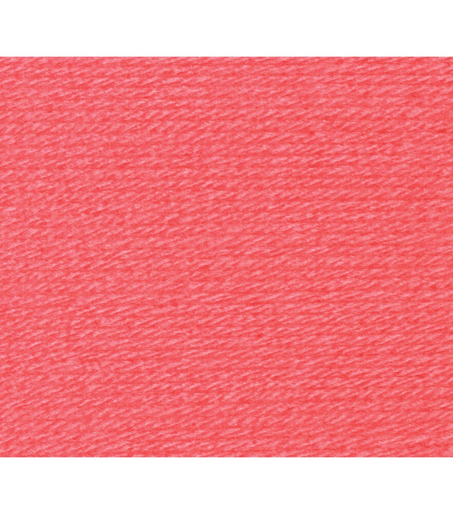 Lion Brand Vanna's Choice Worsted Acrylic Yarn, Pink Grapefruit, swatch, image 1