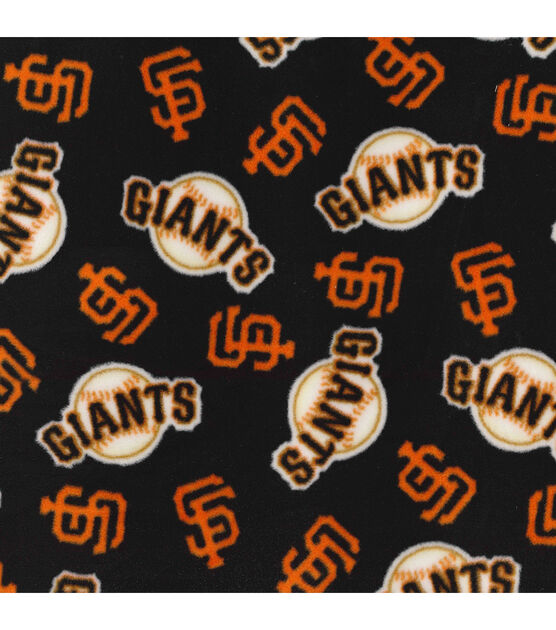 Fabric Traditions San Francisco Giants Fleece Fabric Tossed, , hi-res, image 2