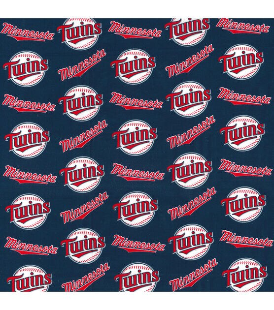 Fabric Traditions Minnesota Twins Cotton Fabric Logo, , hi-res, image 2