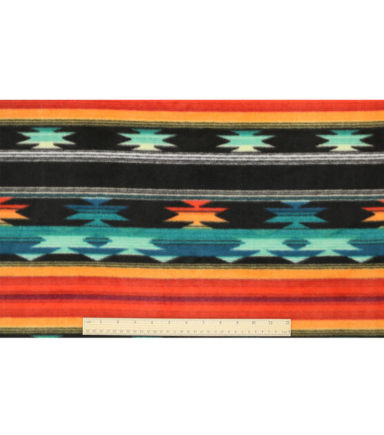 Luxe Fleece Fabric Aztec, , hi-res, image 4