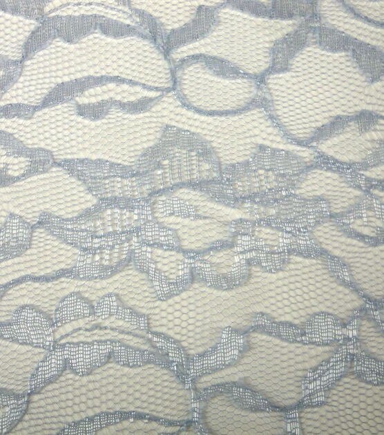 Gray Lace Fabric by Casa Collection, , hi-res, image 2