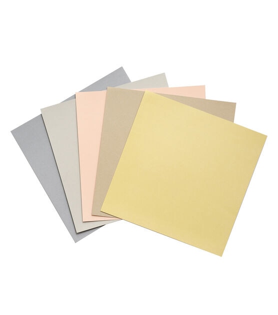 Recollections 12x12 Textured Cardstock Paper Pad Neutrals Pre-owned READ