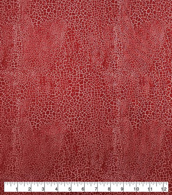 Crackles on Red Quilt Cotton Fabric by Keepsake Calico, , hi-res, image 2