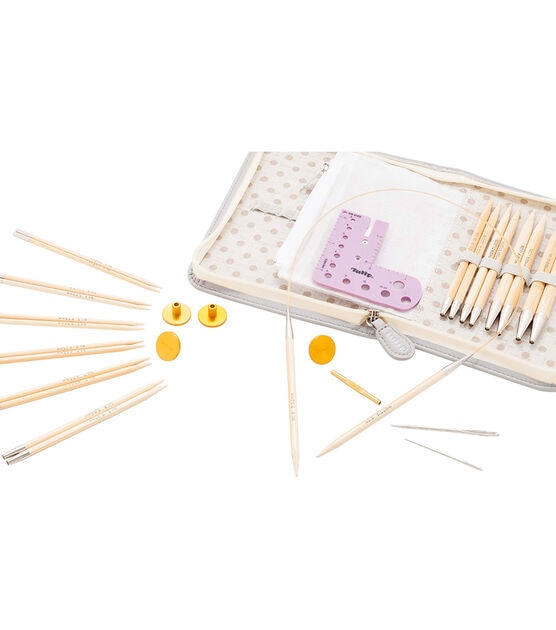 Carry C Interchangeable Bamboo Knitting Needle Set, , hi-res, image 5