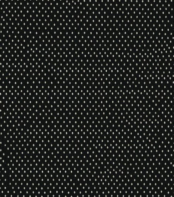 Large Sports Jersey mesh Fabric 58 inches Wide Black