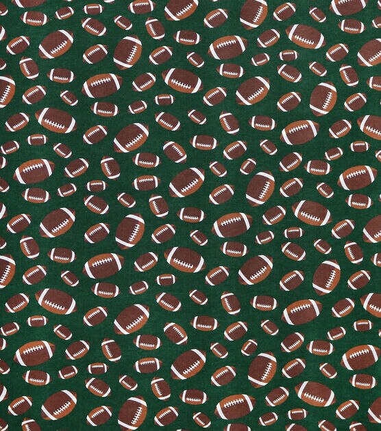 Football Super Snuggle Flannel Fabric, , hi-res, image 1