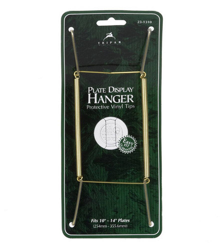 TRIPAR 5" to 7" Brass Plate Hangers, 10", swatch