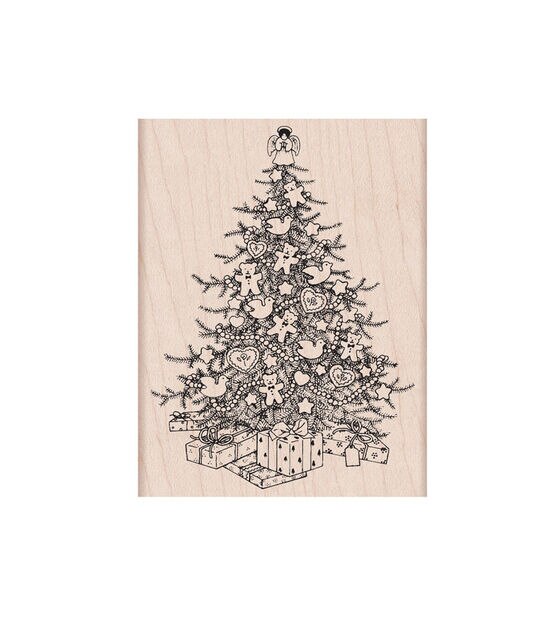 Hero Arts Wooden Stamp Christmas Tree
