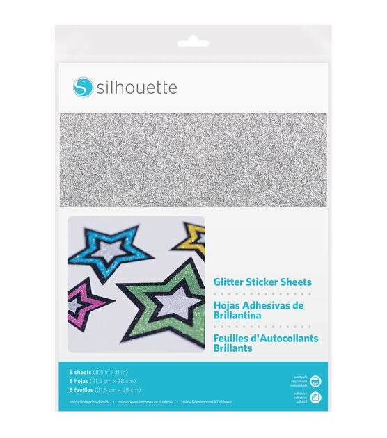 Silhouette Sticker Paper - Gold Foil - 2 Pack (16 Sheets)