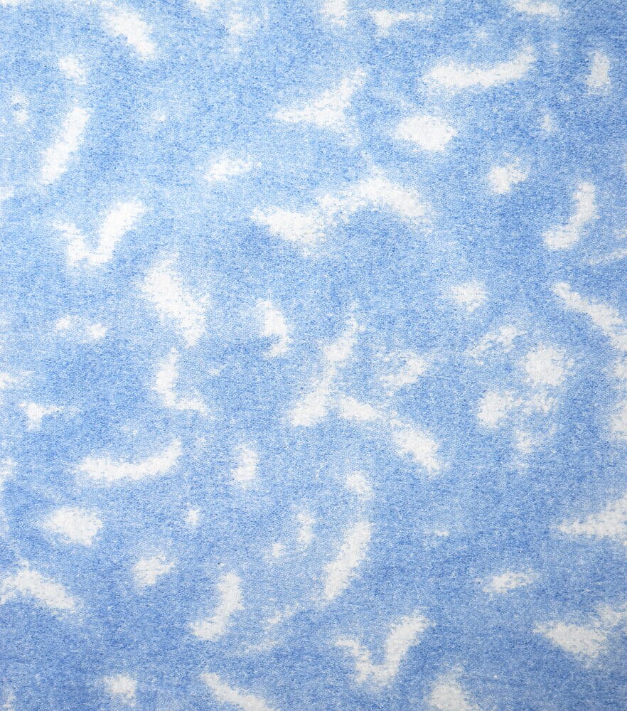 Tie Dye Super Snuggle Flannel Fabric, Periwinkle, swatch
