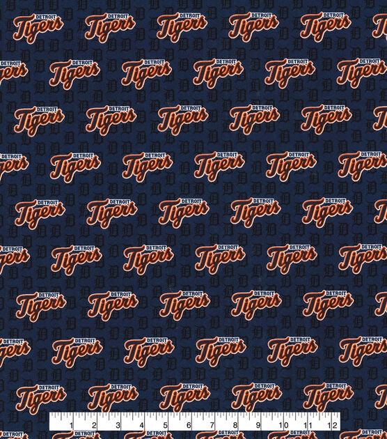Fabric Traditions Detroit Tigers Cotton Fabric Mini Print, , hi-res, image 2