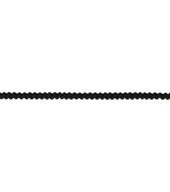 Simplicity Scroll Apparel Trim 0.38''x6' Black