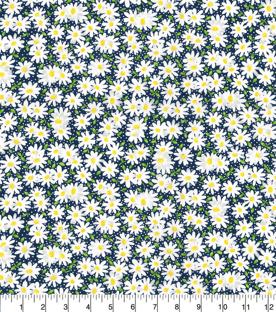 Fabric Traditions Packed Daisies Cotton Fabric by Keepsake Calico, , hi-res, image 1