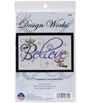 Design Works Stitching ABC Counted Cross Stitch Kit 16x20 14 Count