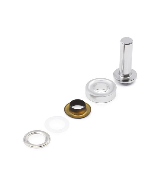 Dritz 1/2" Fashion Grommets, 1 Kit, Black, , hi-res, image 3