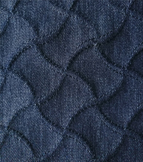 Texture Wave Twill Denim Fabric, , hi-res, image 1