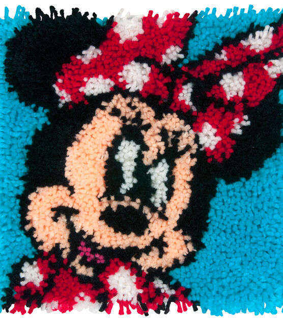 Disney Latch Hook Kit 12X12 Minnie Mouse