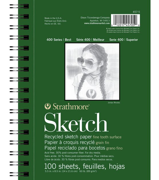 Strathmore Recycled Sketch Pad 5.5"X8.5"
