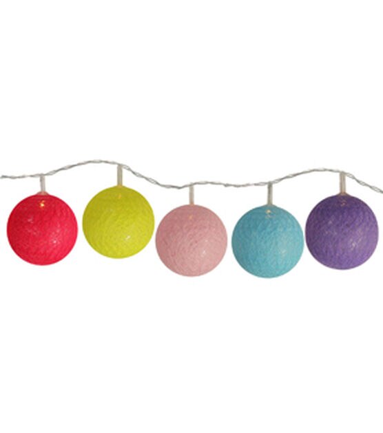 Northlight 10-Count Multi-Color Ball LED String Lights, , hi-res, image 3