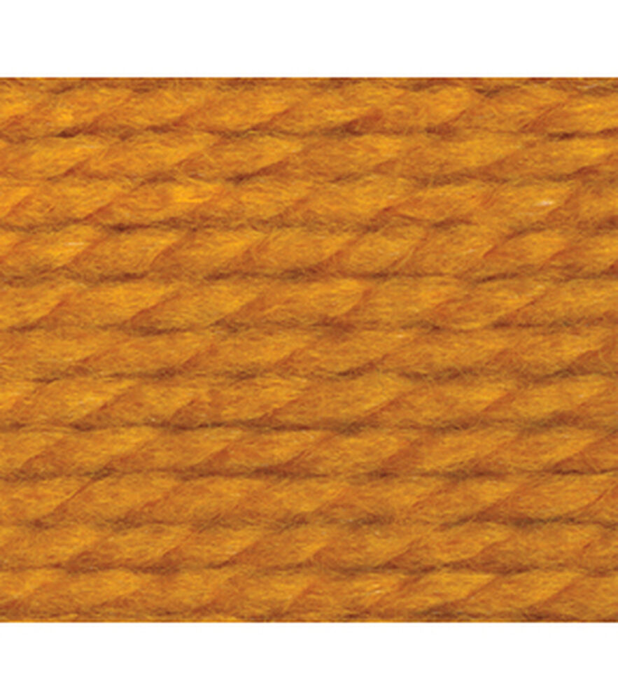Lion Brand Wool Ease Thick & Quick Super Bulky Acrylic Blend Yarn, Butterscotch, swatch, image 8