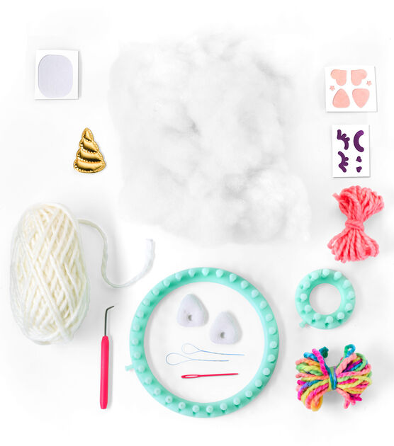 Creativity for Kids Quick Knit Loom Unicorn Plushie - Knitting Craft Kit  for Kids - Create a DIY Unicorn Plush Toy
