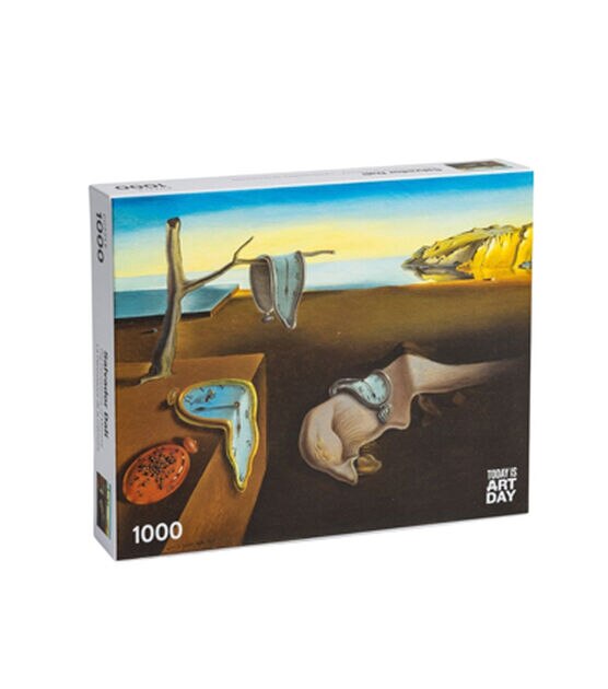 Today Is Art Day 27" x 19" Persistence of Memory Puzzle 1000pc