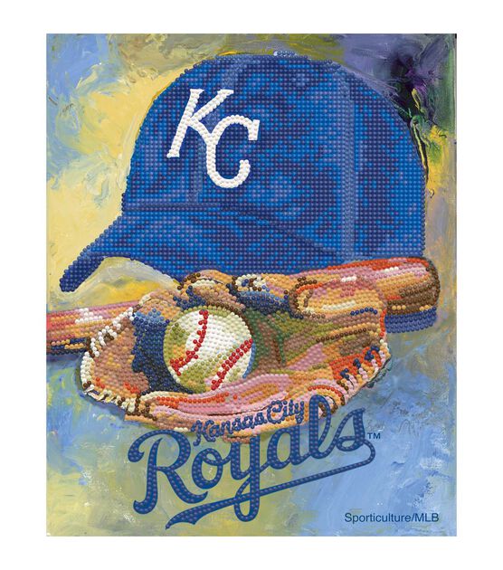Sporticulture 13 x 15 MLB Kansas City Royals Diamond Painting Kit