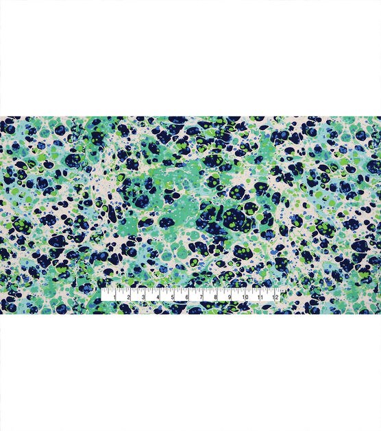 Blue Green Oil Slick Super Snuggle Flannel Fabric, , hi-res, image 4