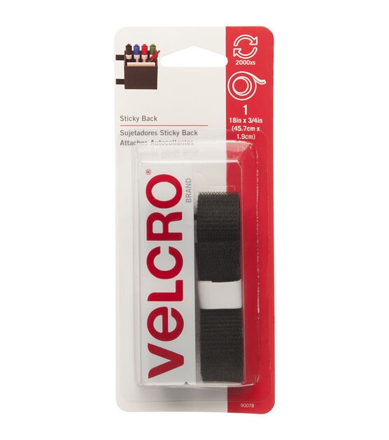 VELCRO Brand Sticky Back Tape 0.75''x18'', , hi-res, image 1