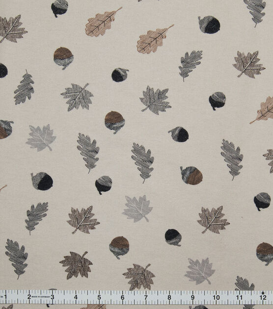 Acorns & Leaves Super Snuggle Flannel Fabric, , hi-res, image 2