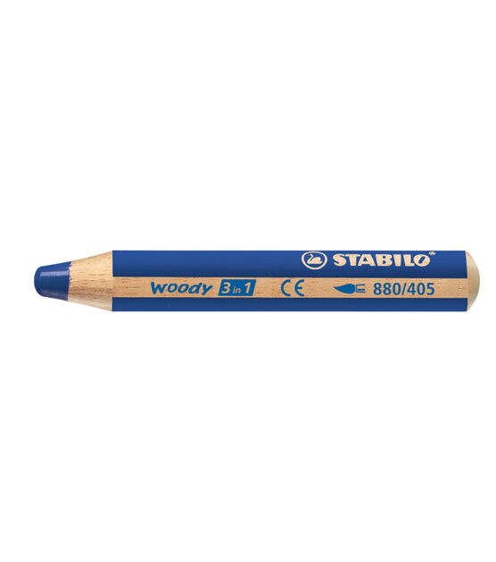 1 crayon multitalents STABILO woody 3 in 1 blanc - BuroStock Guyane