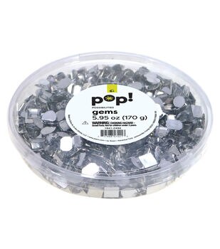 POP! Clear Plastic Sequin Pins 100pcs
