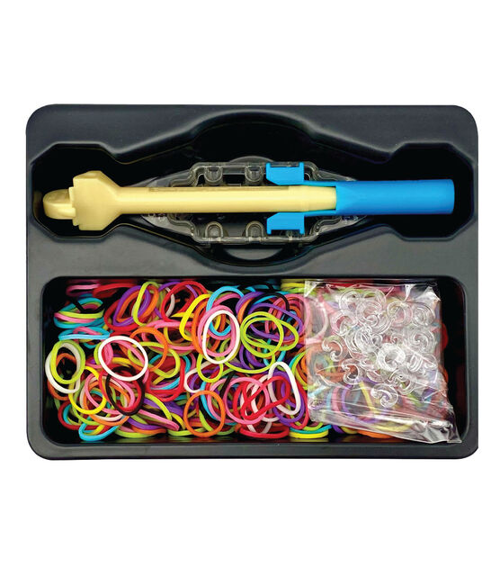 Rainbow Loom Rubber Bands Bracelet plastic, triple rainbow loom